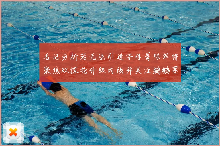名记分析若无法引进字母哥绿军将聚焦双探花升级内线并关注鹈鹕墨菲